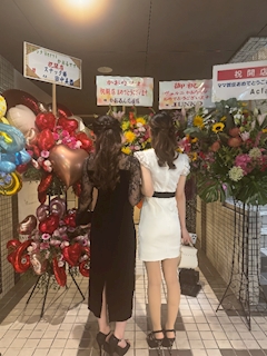 のあ「オープン2日目🥂♥︎」