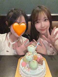 うた「アイスケーキwithにの🧡」
