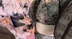りお「浴衣出勤ラスト😿」