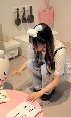 最近ブログを始めた女の子