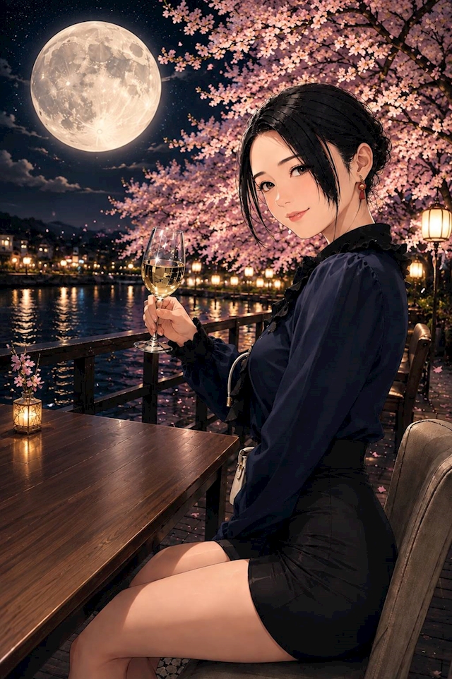 🌸なのは🌸夜桜