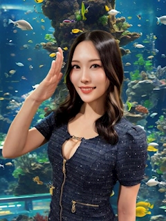 プロフィール写真2・るいこ副艦長@チーフマネージャー｜八王子 ガールズバー・ブルーサブマリン