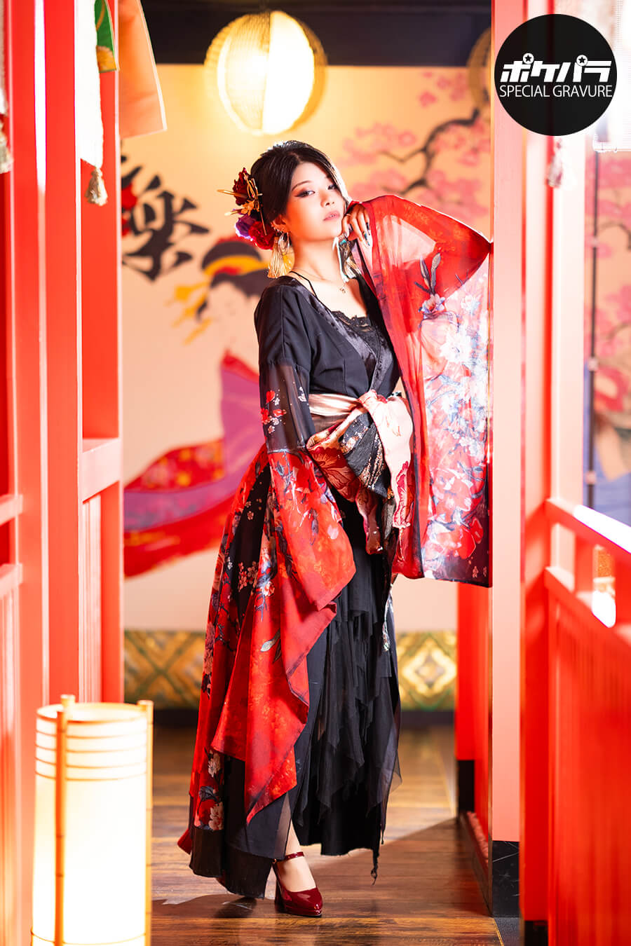 まさに遊郭の世界感！花魁風キャバクラの人気キャスト舞さん