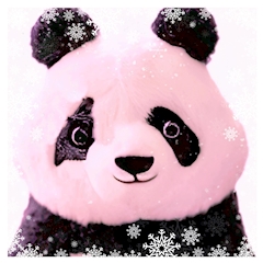 ピンクのパンダ