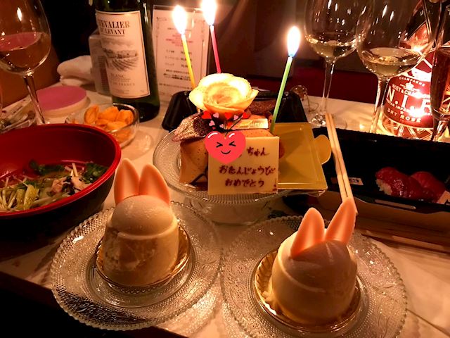 千明ママ 一周年おめでとう みみちゃん お誕生日おめでとう うさきちさんの口コミ One ワン 銀座のスナック ポケパラ