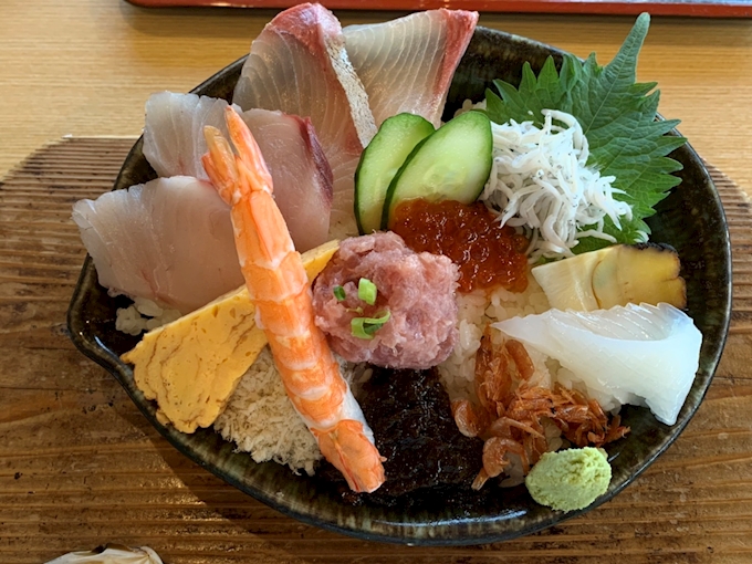 伊東市川奈で海鮮丼 バリうま 海女の小屋 海上亭 あまのこや かいじょうてい その他 ポケパラplus