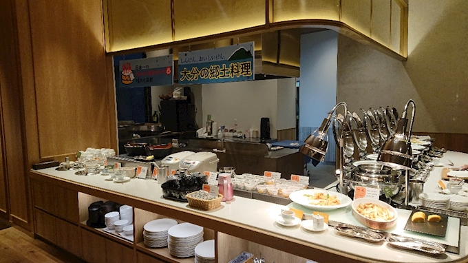 ホテル日航大分オアシスタワー内にある ご当地食材を食べられる朝食バイキング オールデイダイニング セリーナ 旧店名 ｸﾞﾗｯﾁｵ その他 ポケパラplus