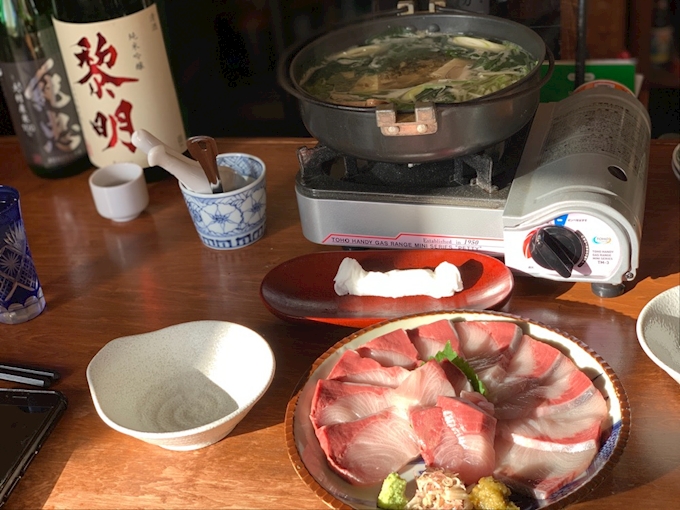 飲んだあとの ブリしゃぶ ブリしゃぶ鍋と日本酒 喜々 きき 居酒屋 ポケパラplus