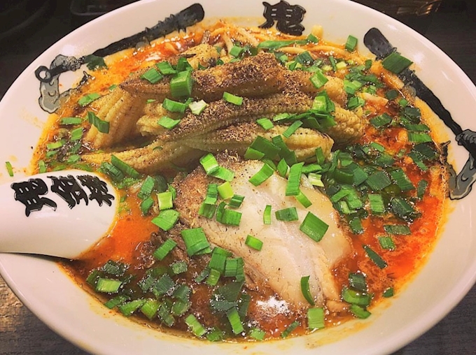 クセになるカラシビ味噌ラーメン カラシビ味噌らー麺 鬼金棒 神田 御茶ノ水 ラーメン ポケパラplus