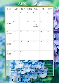 6月スケジュール★