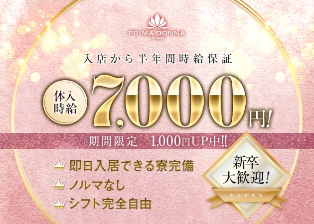 千葉・富士見町キャバクラ・PRIMADONNA 千葉店の求人