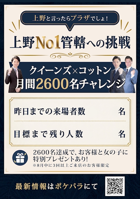 ピックアップニュース 【毎日速報】総客数2600名チャレンジ！