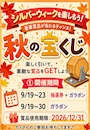 秋の宝くじ