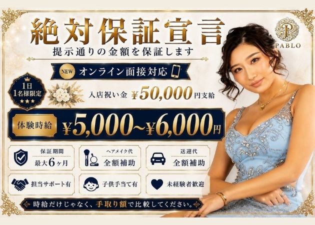 郡山駅前キャバクラ・PABLOの求人