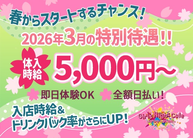 JR宇都宮ガールズバー・Girls Night Cafe @ピンク～PINK～の求人