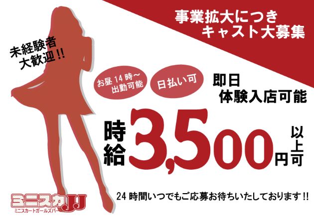 ミニスカJJ 職種:カウンターレディ
