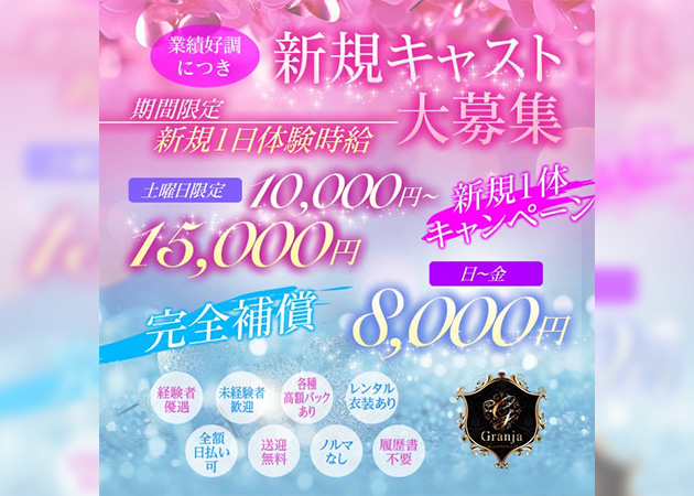 CLUB Granja 職種：フロアレディ