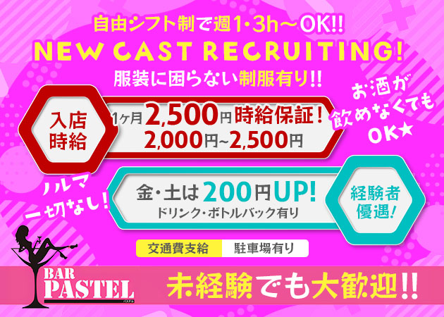 御殿場ガールズバー・Bar PASTELの求人