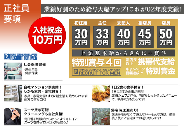 男性スタッフ求人 すすきのガールズバー Girls Collection Milano ポケパラスタッフ求人