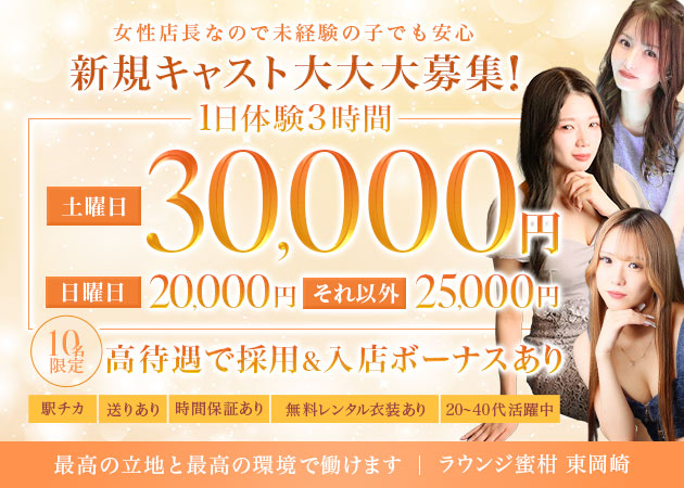 岡崎クラブ/ラウンジ・ラウンジ 蜜柑の求人