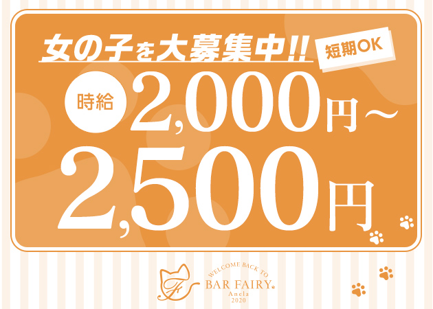 十三ガールズバー・BAR FAIRY Anela 十三店の求人