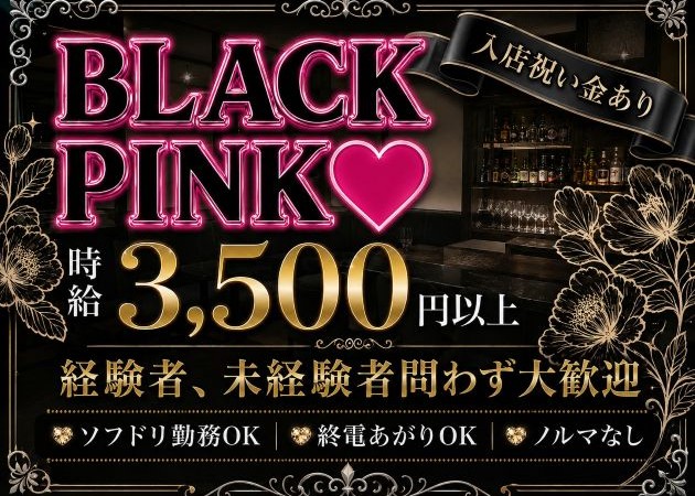 歌舞伎町ガールズバー・BLACK PINKの求人