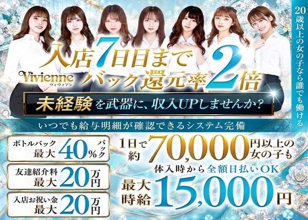 池袋西口キャバクラ・Vivienne西口店の求人