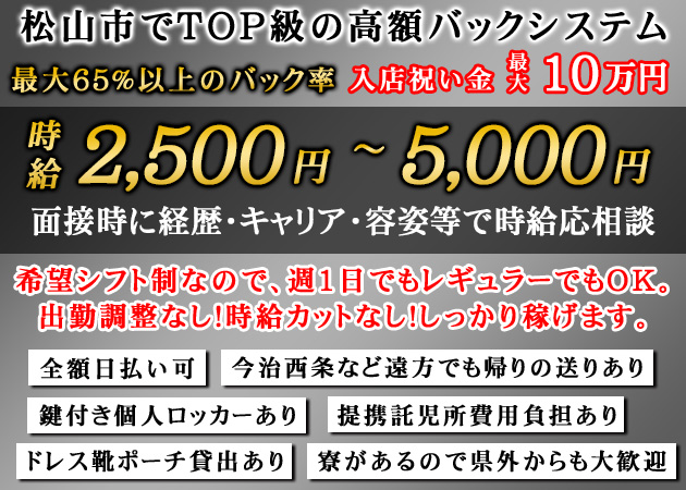 松山市キャバクラ・Executive Salon EVEの求人