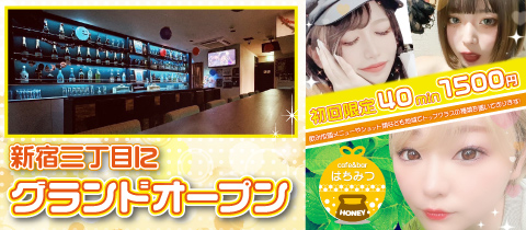 cafe & bar はちみつ・ハチミツ - 新宿のガールズバー