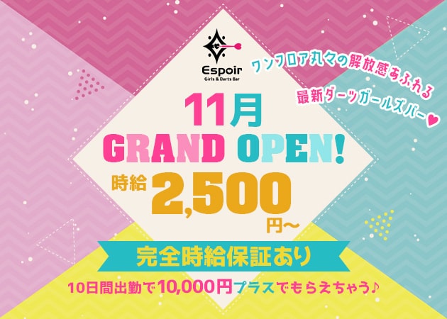 Girls＆Darts Bar Espoir 職種：カウンターレディ