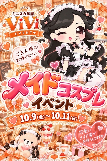 ピックアップニュース 🎀メイドコスプレイベント🎀