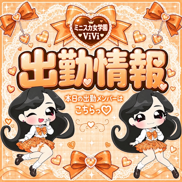 ピックアップニュース 🎀本日の出勤情報🎀