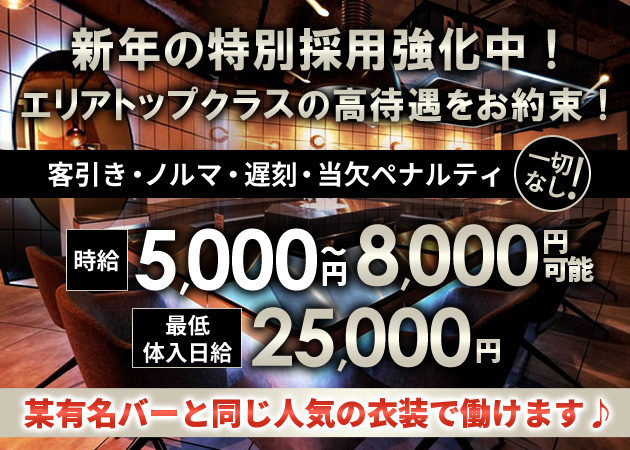 GIRLS BAR LUCKY 職種：カウンターレディ