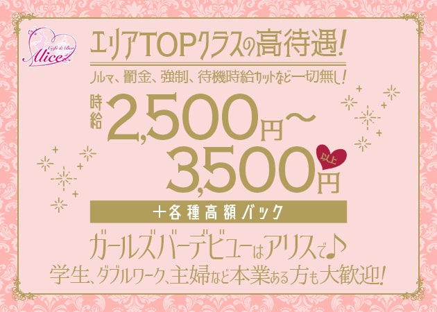 Cafe&Bar Alice 職種：カウンターレディ