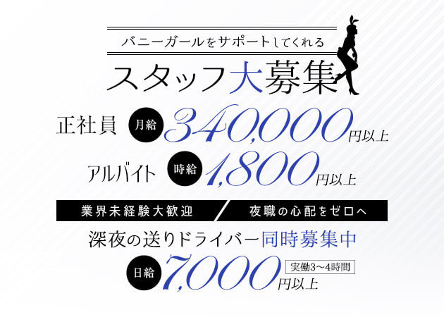 ポケパラ体入 BUNNY LOUNGE B4・ビーフォー - 川崎駅前のガールズバー男性スタッフ募集