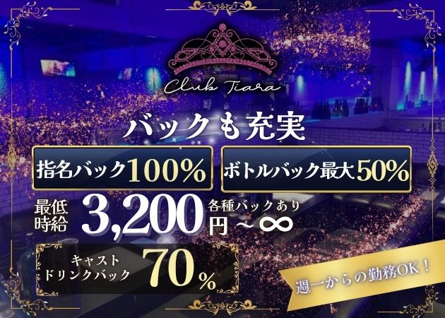 権堂キャバクラ・clubTiaraの求人