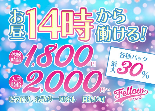 東心斎橋ガールズバー・Fellowの求人