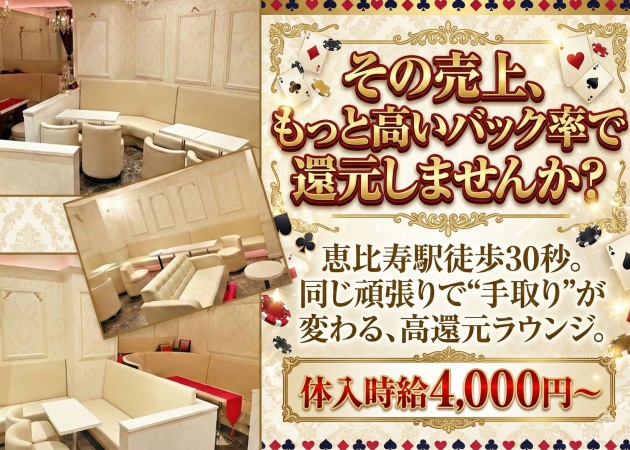 Wynn Lounge 職種：(1)フロアレディ
(2)エスコート