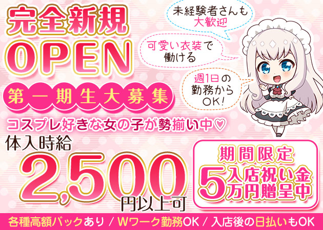 ポケパラ体入 コンセプトカフェ てぃーかっぷ - 国分町のコンカフェ女性キャスト募集
