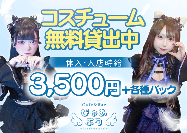 上野ガールズバー・Cafe&Bar ぴゅあぷりの求人