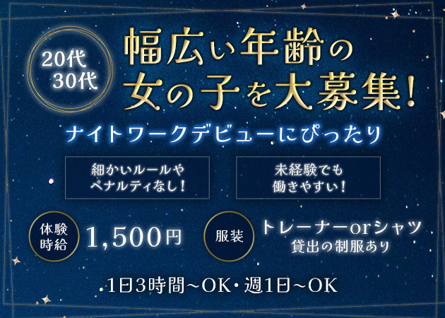 京橋ガールズバー・Bar HIMENOKEの求人