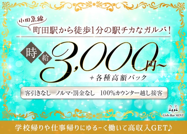 Girls Bar MINT 職種：カウンターレディ