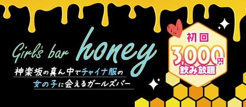 Girl's bar honey・ハニー - 神楽坂・飯田橋のガールズバー