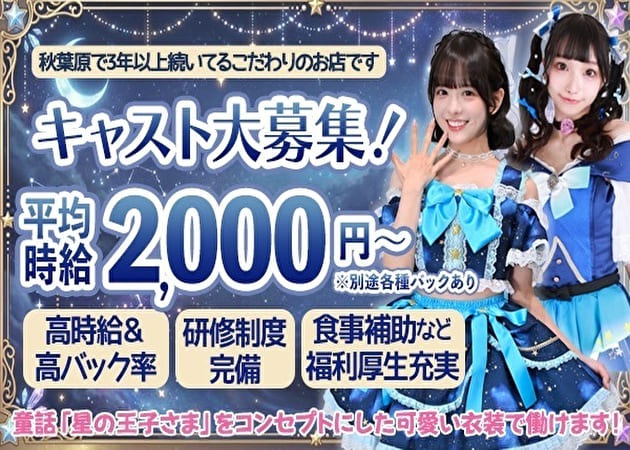 秋葉原コンカフェ・星のお姫様の求人