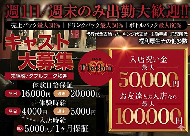 CLUB Fiction 職種：フロアレディ