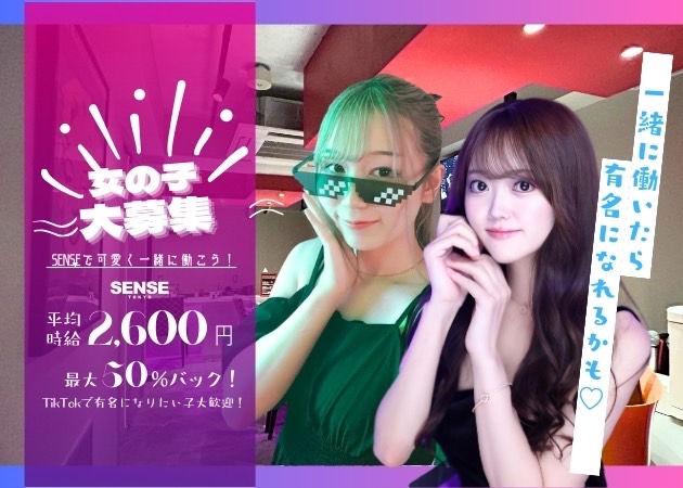 Amusement Cafe＆Bar SENSE 職種：カウンターレディ