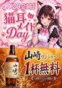 ピックアップニュース 猫耳メイド🐈‍⬛&山崎ワンショット無料day🥃
