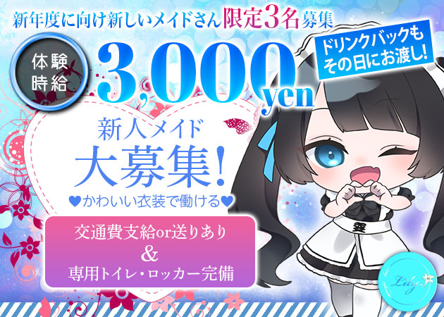 ポケパラ体入 Lily・リリー - 静岡 両替町のコンカフェスタッフ募集