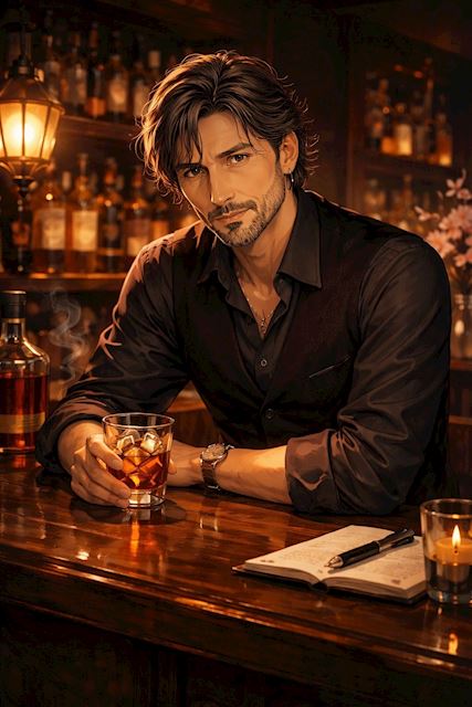 男性バーテンダー