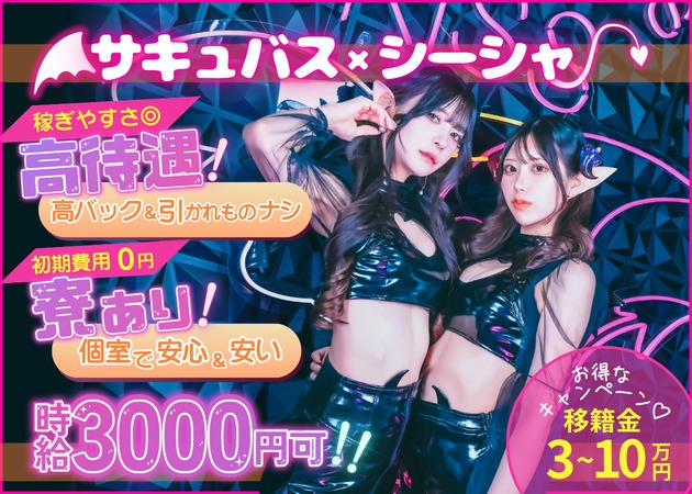 ポケパラ体入 Succubus×Kiss・サキュバスキッス - 赤坂・赤坂見附のコンカフェスタッフ募集
